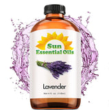 Lavender Essential Oil (Huge 4oz Bottle) Bulk Lavender Oil - 4 Ounce