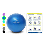 Mini Exercise Ball - 9 Inch Small Bender Ball for Stability, Barre, Pilates, Yoga, Core Training and Physical Therapy