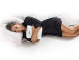 ComfiLife Orthopedic Knee Pillow for Sciatica Relief, Back Pain, Leg Pain, Pregnancy, Hip and Joint Pain - Memory Foam Wedge Contour
