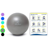 Mini Exercise Ball - 9 Inch Small Bender Ball for Stability, Barre, Pilates, Yoga, Core Training and Physical Therapy