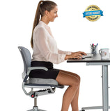 ComfiLife Gel Enhanced Seat Cushion - Non-Slip Orthopedic Gel & Memory Foam Coccyx Cushion for Tailbone Pain - Office Chair Car Seat Cushion - Sciatica & Back Pain Relief