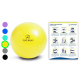 Mini Exercise Ball - 9 Inch Small Bender Ball for Stability, Barre, Pilates, Yoga, Core Training and Physical Therapy