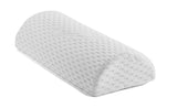 ComfiLife Bolster Pillow for Legs, Knees, Lower Back - 100% Memory Foam Half Moon Pillow - Semi Roll Pillow for Lower Back Pain Relief - Great as Under Knee Pillow, Leg Rest Pillow, Lumbar Pillow
