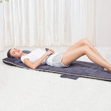 Massage Mat with 10 Vibrating Motors and 4 Therapy Heating pad Full Body Massager Cushion for Relieving Back Lumbar Leg Pain SL-363 Snailax