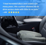 ComfiLife Gel Enhanced Seat Cushion - Non-Slip Orthopedic Gel & Memory Foam Coccyx Cushion for Tailbone Pain - Office Chair Car Seat Cushion - Sciatica & Back Pain Relief