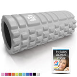 321 STRONG Foam Roller - Medium Density Deep Tissue Massager for Muscle Massage and Myofascial Trigger Point Release, with 4K eBook