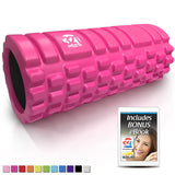 321 STRONG Foam Roller - Medium Density Deep Tissue Massager for Muscle Massage and Myofascial Trigger Point Release, with 4K eBook